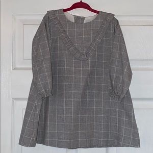 Tous Baby Grey Plaid A-line Dress